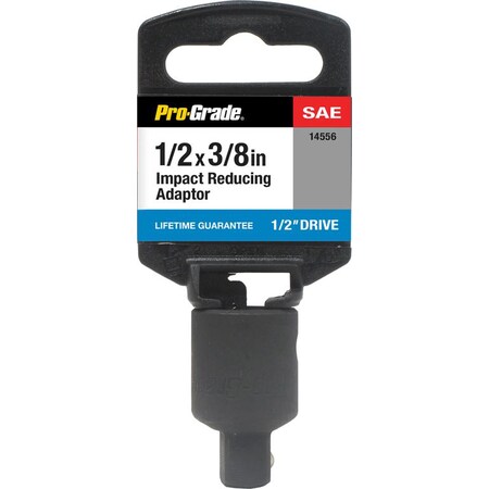 Pro-Grade Tools 1/2" Dr. Impact Adaptor 1/2" Dr. (F) X 3/8" Dr. (M) (Crv) 14556